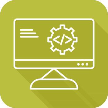 Unique Code Optimization Vector Icon