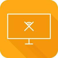 Unique Disconnected Network Vector Icon