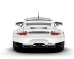 Weiß Sport Auto auf transparent Hintergrund. 3d Rendern - - Illustration png