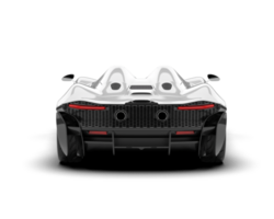 branco esporte carro em transparente fundo. 3d Renderização - ilustração png