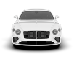 Weiß Sport Auto auf transparent Hintergrund. 3d Rendern - - Illustration png