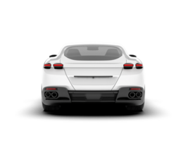 branco esporte carro em transparente fundo. 3d Renderização - ilustração png