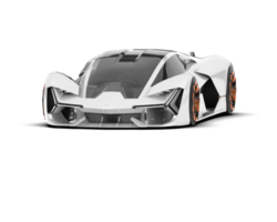 branco esporte carro em transparente fundo. 3d Renderização - ilustração png