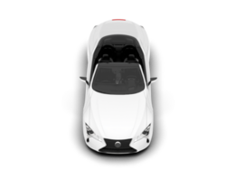 branco esporte carro em transparente fundo. 3d Renderização - ilustração png