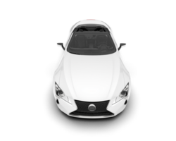 branco esporte carro em transparente fundo. 3d Renderização - ilustração png