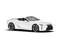 branco esporte carro em transparente fundo. 3d Renderização - ilustração png