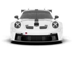 Weiß Sport Auto auf transparent Hintergrund. 3d Rendern - - Illustration png