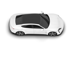 Weiß suv auf transparent Hintergrund. 3d Rendern - - Illustration png