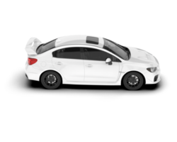 blanc suv sur transparent Contexte. 3d le rendu - illustration png