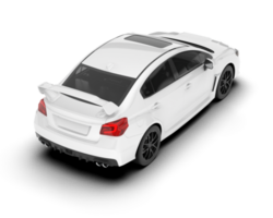 wit suv Aan transparant achtergrond. 3d renderen - illustratie png