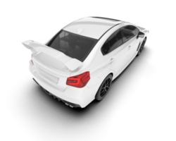 blanc suv sur transparent Contexte. 3d le rendu - illustration png