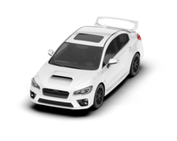 vit sUV på transparent bakgrund. 3d tolkning - illustration png