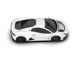 Weiß suv auf transparent Hintergrund. 3d Rendern - - Illustration png