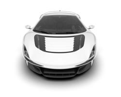 Weiß suv auf transparent Hintergrund. 3d Rendern - - Illustration png