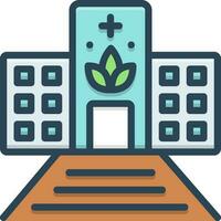 color icon for dispensaries vector