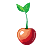 Cherry transparent background ,AI Generative png