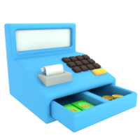 3D Icon E Commerce Cashier Machine png