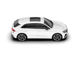 blanco suv en transparente antecedentes. 3d representación - ilustración png