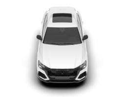 blanco suv en transparente antecedentes. 3d representación - ilustración png