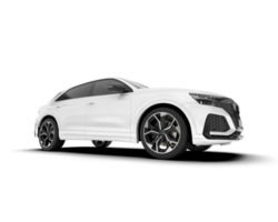 blanc suv sur transparent Contexte. 3d le rendu - illustration png