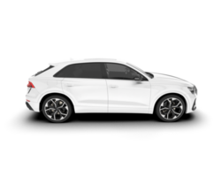 Weiß suv auf transparent Hintergrund. 3d Rendern - - Illustration png