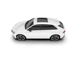 Weiß suv auf transparent Hintergrund. 3d Rendern - - Illustration png