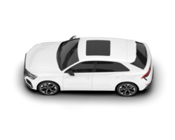 Weiß suv auf transparent Hintergrund. 3d Rendern - - Illustration png