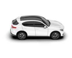 blanc suv sur transparent Contexte. 3d le rendu - illustration png