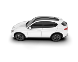 blanc suv sur transparent Contexte. 3d le rendu - illustration png