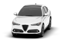 blanc suv sur transparent Contexte. 3d le rendu - illustration png