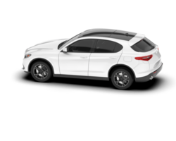 blanc suv sur transparent Contexte. 3d le rendu - illustration png