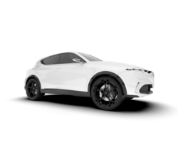 blanc suv sur transparent Contexte. 3d le rendu - illustration png