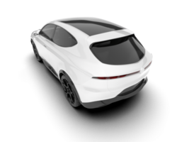 blanc suv sur transparent Contexte. 3d le rendu - illustration png