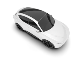 blanc suv sur transparent Contexte. 3d le rendu - illustration png