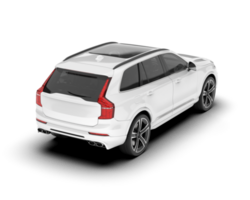 wit suv Aan transparant achtergrond. 3d renderen - illustratie png