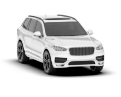 blanc suv sur transparent Contexte. 3d le rendu - illustration png