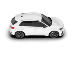 Weiß suv auf transparent Hintergrund. 3d Rendern - - Illustration png