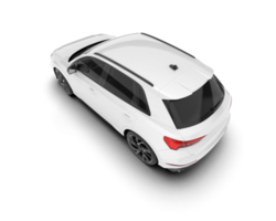 Weiß suv auf transparent Hintergrund. 3d Rendern - - Illustration png