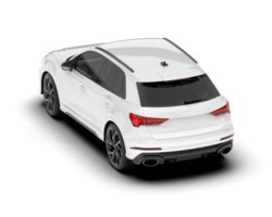 blanc suv sur transparent Contexte. 3d le rendu - illustration png