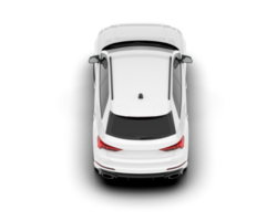 blanc suv sur transparent Contexte. 3d le rendu - illustration png