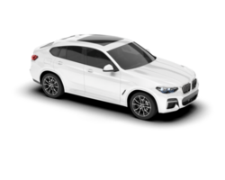 blanc suv sur transparent Contexte. 3d le rendu - illustration png