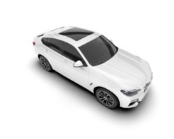 blanc suv sur transparent Contexte. 3d le rendu - illustration png