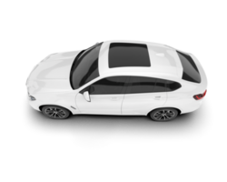 blanc suv sur transparent Contexte. 3d le rendu - illustration png