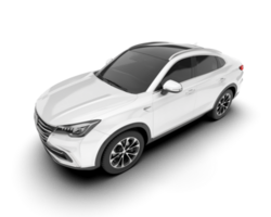 blanc suv sur transparent Contexte. 3d le rendu - illustration png