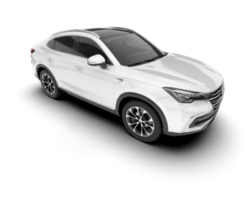 blanc suv sur transparent Contexte. 3d le rendu - illustration png