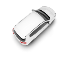 blanc suv sur transparent Contexte. 3d le rendu - illustration png