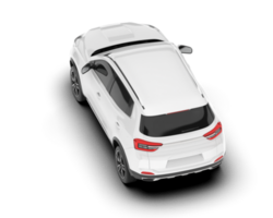 branco suv em transparente fundo. 3d Renderização - ilustração png