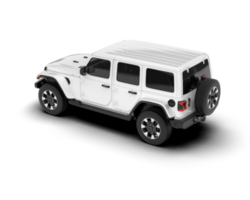 wit suv Aan transparant achtergrond. 3d renderen - illustratie png