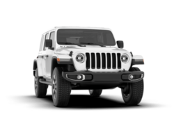 branco suv em transparente fundo. 3d Renderização - ilustração png