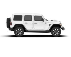 wit suv Aan transparant achtergrond. 3d renderen - illustratie png